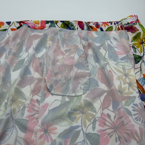 RipSkirt Hawaii Wrap Skirt Length 3 Wildflower Watercolor XL Multicolor - Picture 6 of 9